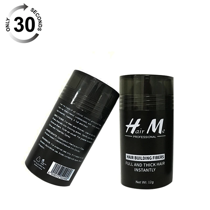 HairMe волосы строительные волокна порошок 12 г Волокна Волос Стайлинг порошок 12 цветов наращивание волос