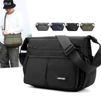 

Travel Bag Men Handbag Casual High-Capacity Crossbody Bag Men Phone Pouch Multifunctional Backpack Fashion Shoulder Bags