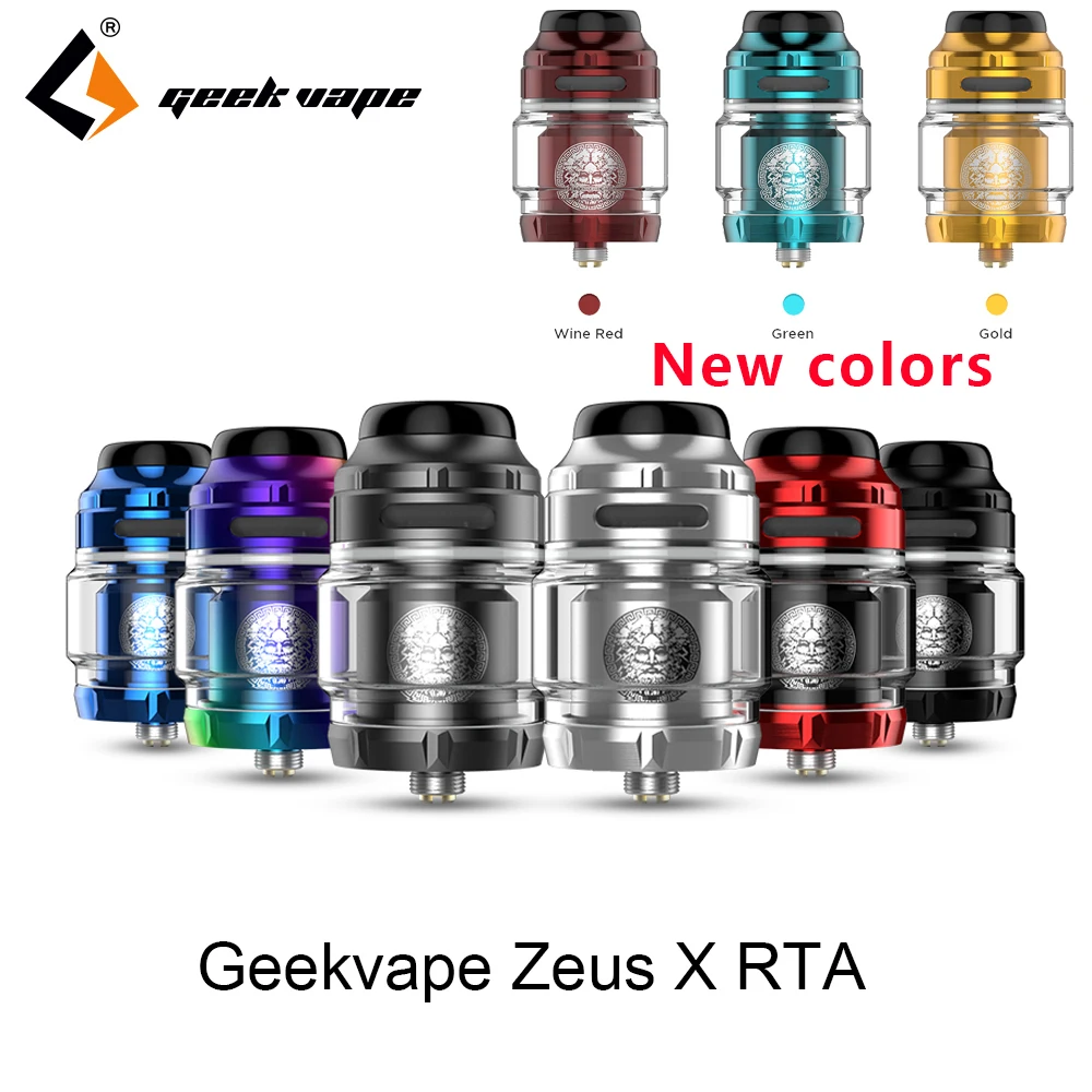 Бак для вейпа Geekvape Zeus X RTA бак 4 5 мл с резьбой 510 мод zeus dual fit aegis испаритель атомайзер