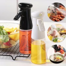 

210ml Oil Spray Dispenser Bottle Kitchen Set Soy Sauce Vinegar Oiler Glass Barbecue Mixing Condiment Storage Bottles