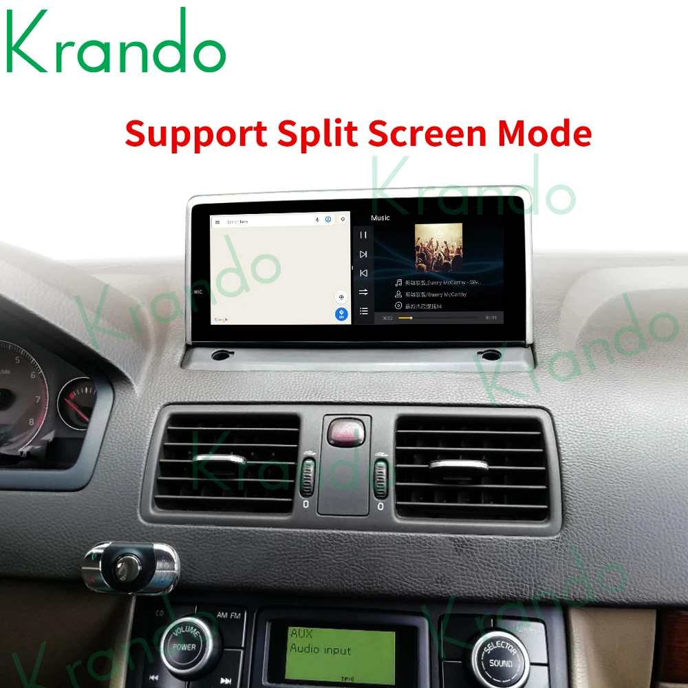 Krando Android 10.0 4G 64G Car Radio Multimedia Screen Navi GPS Stereo For Volvo XC90 2007-2013 Headunit Carplay DVD Player