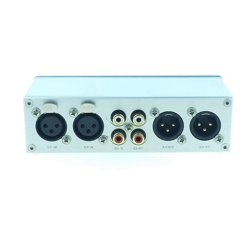 Полностью сбалансированный Пассивный предусилитель HiFi Предварительный усилитель XLR RCA регулятор громкости