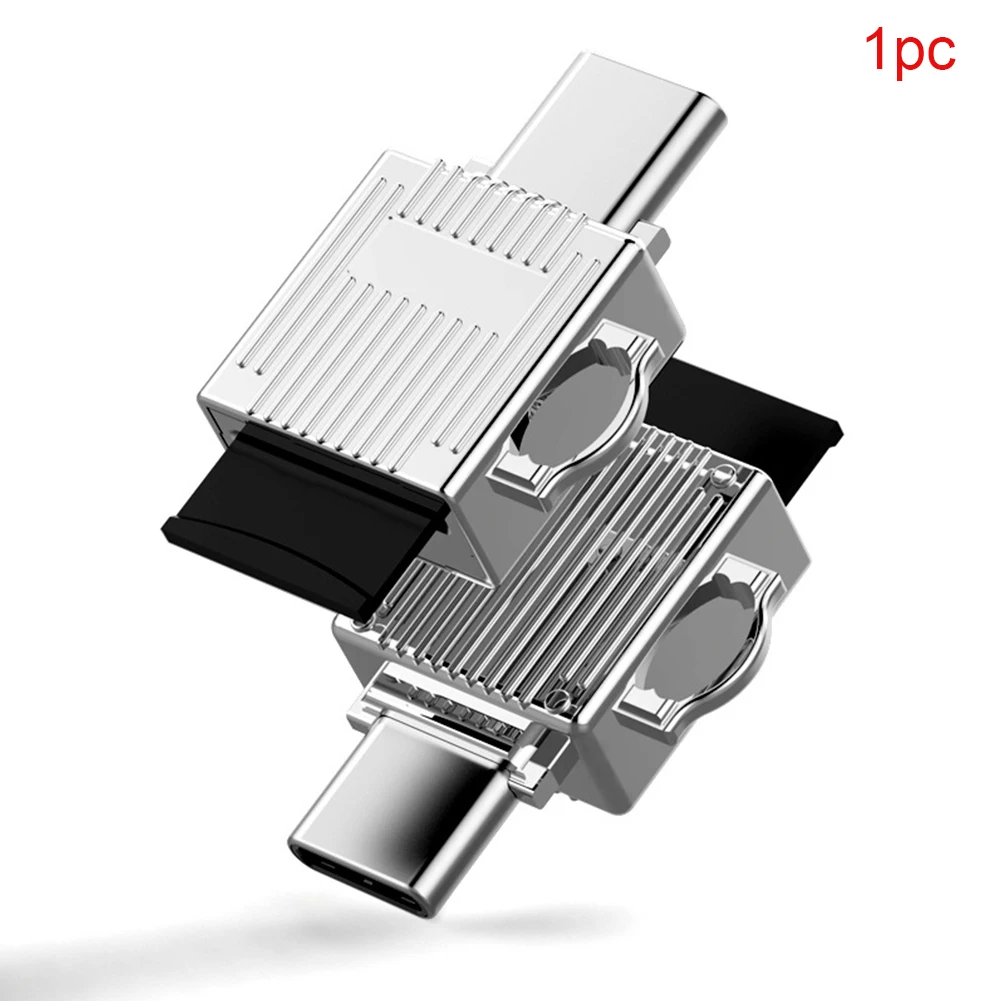 Micro TF Мини Прочный Металлический Чемодан Форма Портативный тип-c OTG кард-ридер универсальный компьютер USB 2,0 передача высокая скорость