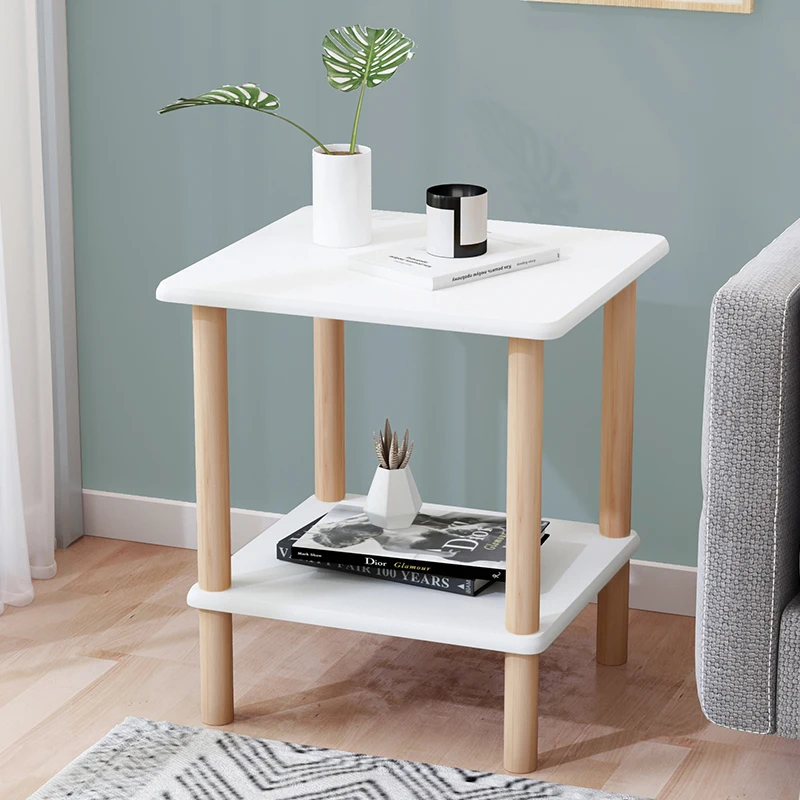  Sofa Side Nordic Small Coffee Table Modern Minimalist Small Square Small Table Table Bedroom Bedsid