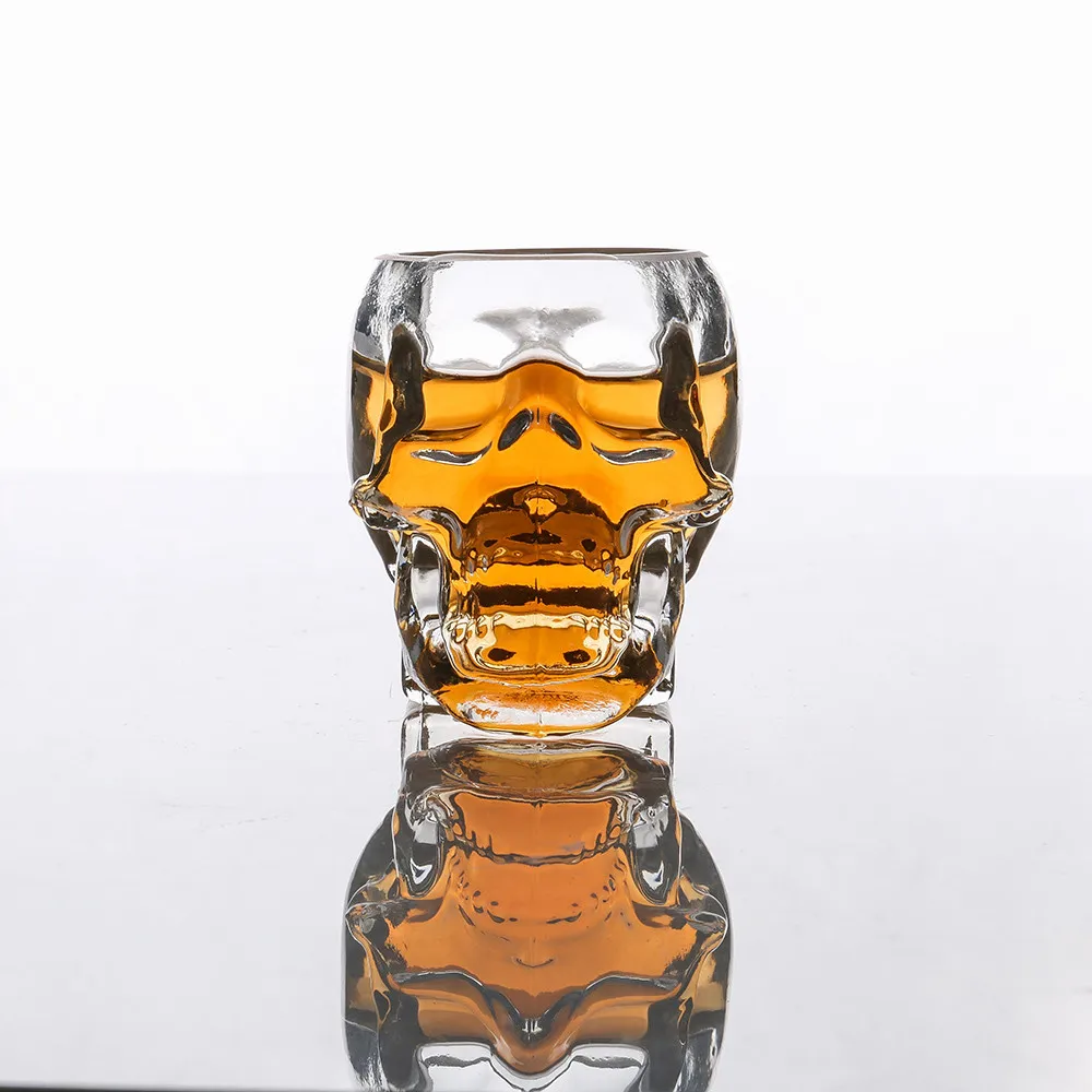 HSU горячая Распродажа чашка 3D прозрачная креативная стеклянная Хрустальная головка для виски домашний бар
