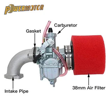 

Mikuni VM22 Carburetor for 125cc 140cc Lifan YX Zongshen XR50 CRF70 KLX BBR Apollo Atomic DHZ SSR w/Air Filter Intake Manifold