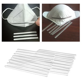 

90mm Aluminum Strip Masks w/ Adhesive for DIY Masks Bridge Nose Clips