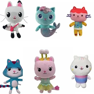 Новинка кукольный домик Gabby плюшевая игрушка Mercat Мультяшные мягкие животные
