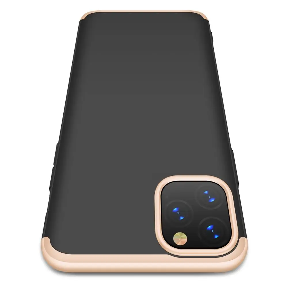 Розовый 100 шт/партия 360 все включено щит PC защитный чехол для iphone 5 6 7 8 X XS XR XS Max 6 7 8 plus 11 Pro Max чехол - Цвет: Розовый
