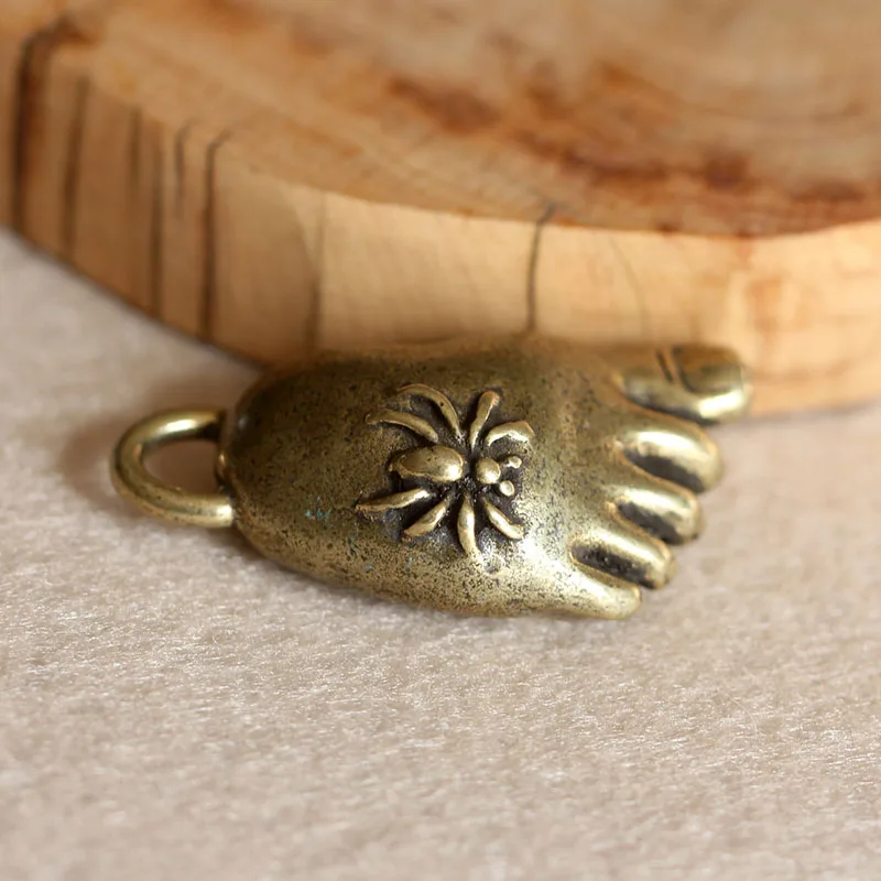 Brass Spider Feet keychain (19)