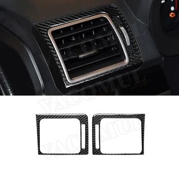 

Carbon Fiber Car Front Dashboard Air Conditioner Outlet Air Vent Trim Frame Moulding Cover Sticker For Subaru Forester 2016-2018