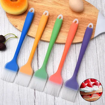 

One-piece Translucent Silicone Brush Home Baking Tool BBQ BBQ Brush Large Size Bread Brush