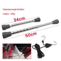 PDR King Tools Aluminum alloy Hood Prop rod  with rope ratchet kit Telescoping Hood Prop Rod