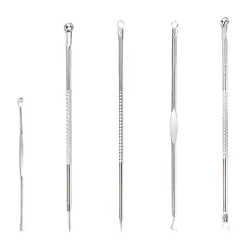 

Clear Acne Professional Tool Set 7 Piece Set Stainless Steel Acne Needle Acne Blackhead Acne Needle Beauty Tool