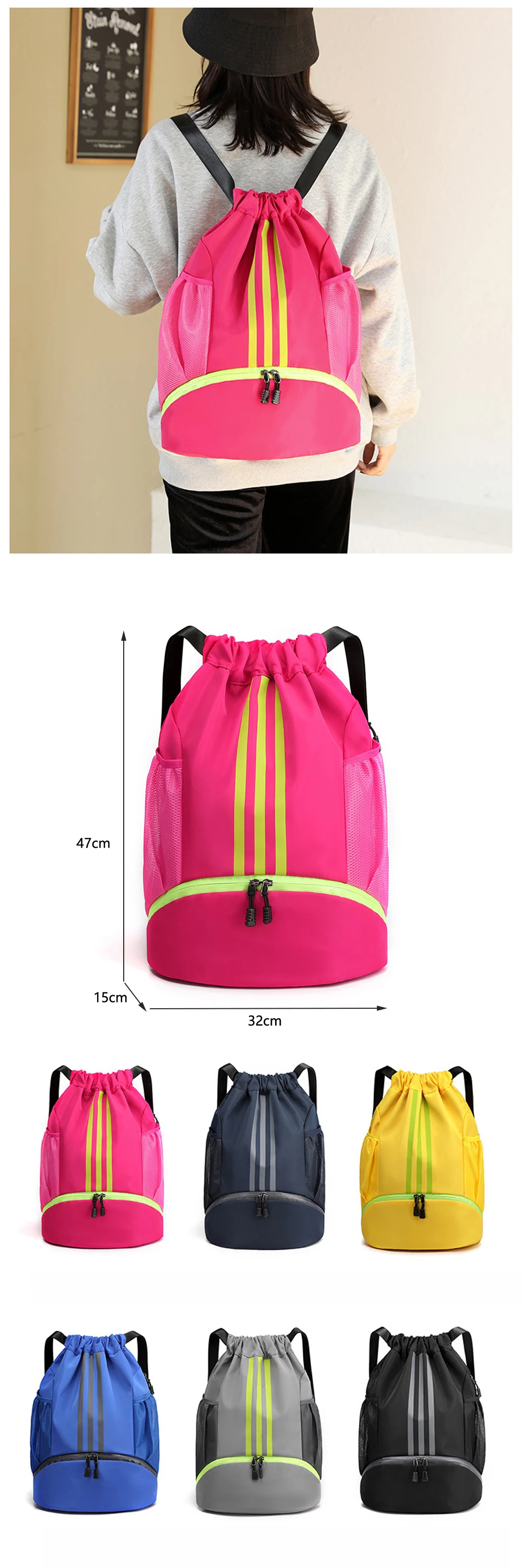 Sac à dos sport unisexe 40 L - Calle 2 noir NINESQUARED