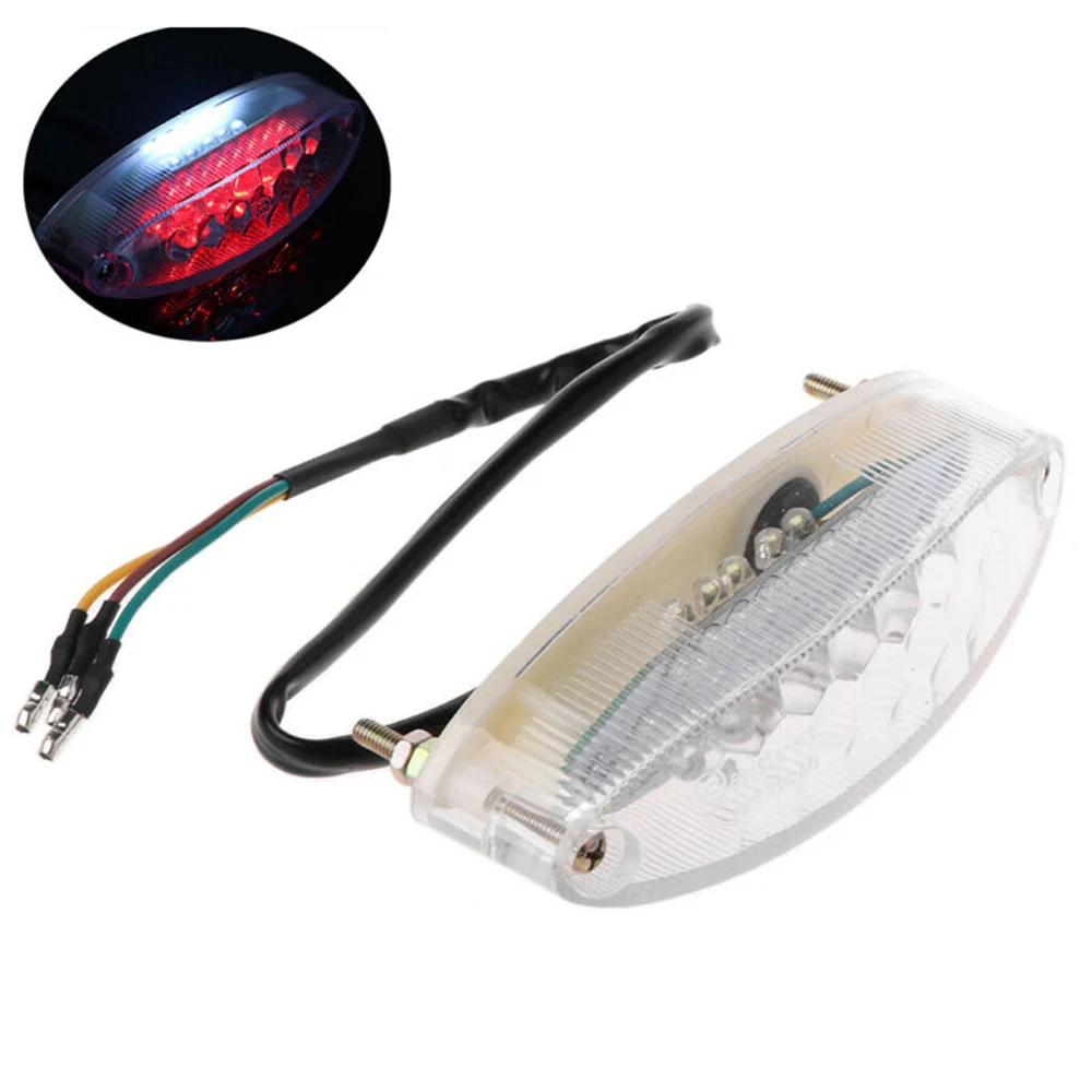 Универсальный DC 12 В автомобильный Мотоцикл ATV Dirt Bike 28-LEDs стоп-сигнал, ходовой задний светильник для мотоцикла, велосипеда, задний стоп-сигнал, тормозной светильник