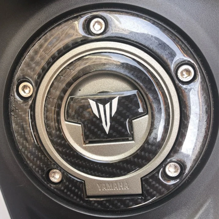 Для Yamaha MT 07 09 FZ07 FZ09 MT07 MT09 мотоцикл углеродное волокно 3D Смола стикер Газа Крышка Pad