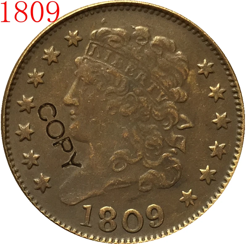 США 1809-1836 классические копированные монеты | Дом и сад