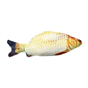 

Electric Interactive Cat Wagging Fish Plush Catnip Fish Mint Catnip Chewing Toys Cats Interactive Pet Supplies