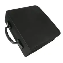 1pc 320 discos cd carteira de couro do plutônio portátil dustproof grande capacidade cd binder caso cd titular de armazenamento dvd