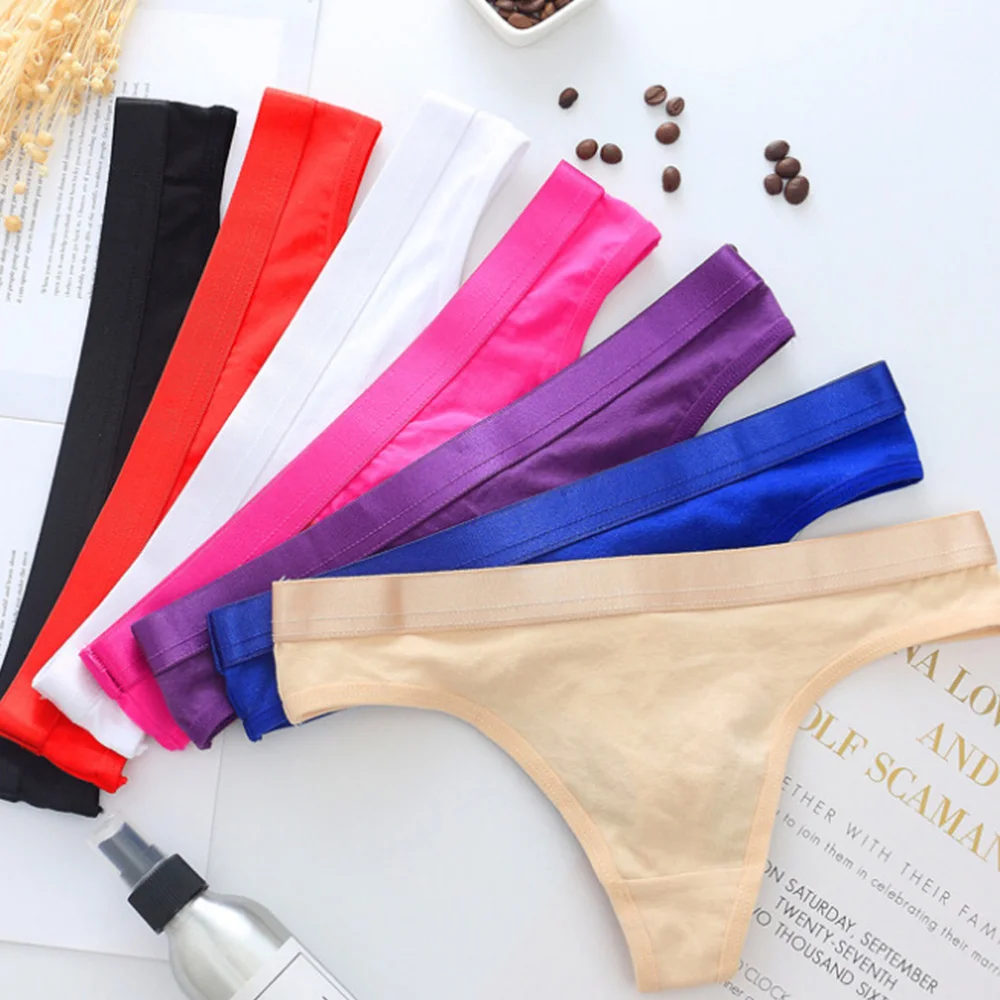 100 cotton thongs