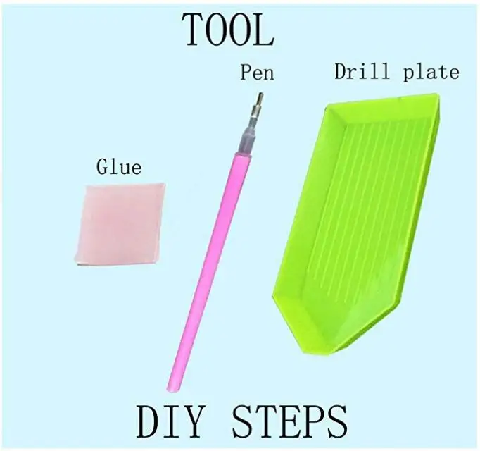 YI яркая квадратная/круглая дрель DIY Алмазная картина мультяшная мини животные