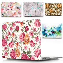 Жесткий защитный чехол из ПВХ с цветочным рисунком для MacBook Touch ID Air 13 A1932 для Mac Air Pro retina 11 12 13 13,3 15 Touch Bar A2159