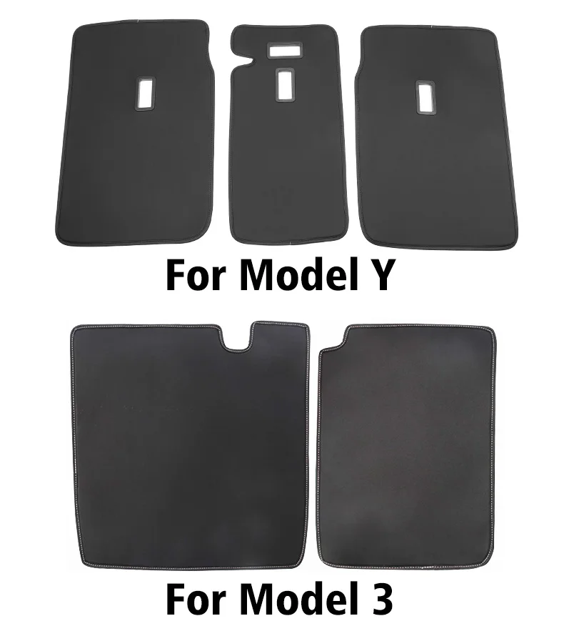 Car Seat Back Pad Anti Kick Protector For Tesla Model Y Car parts