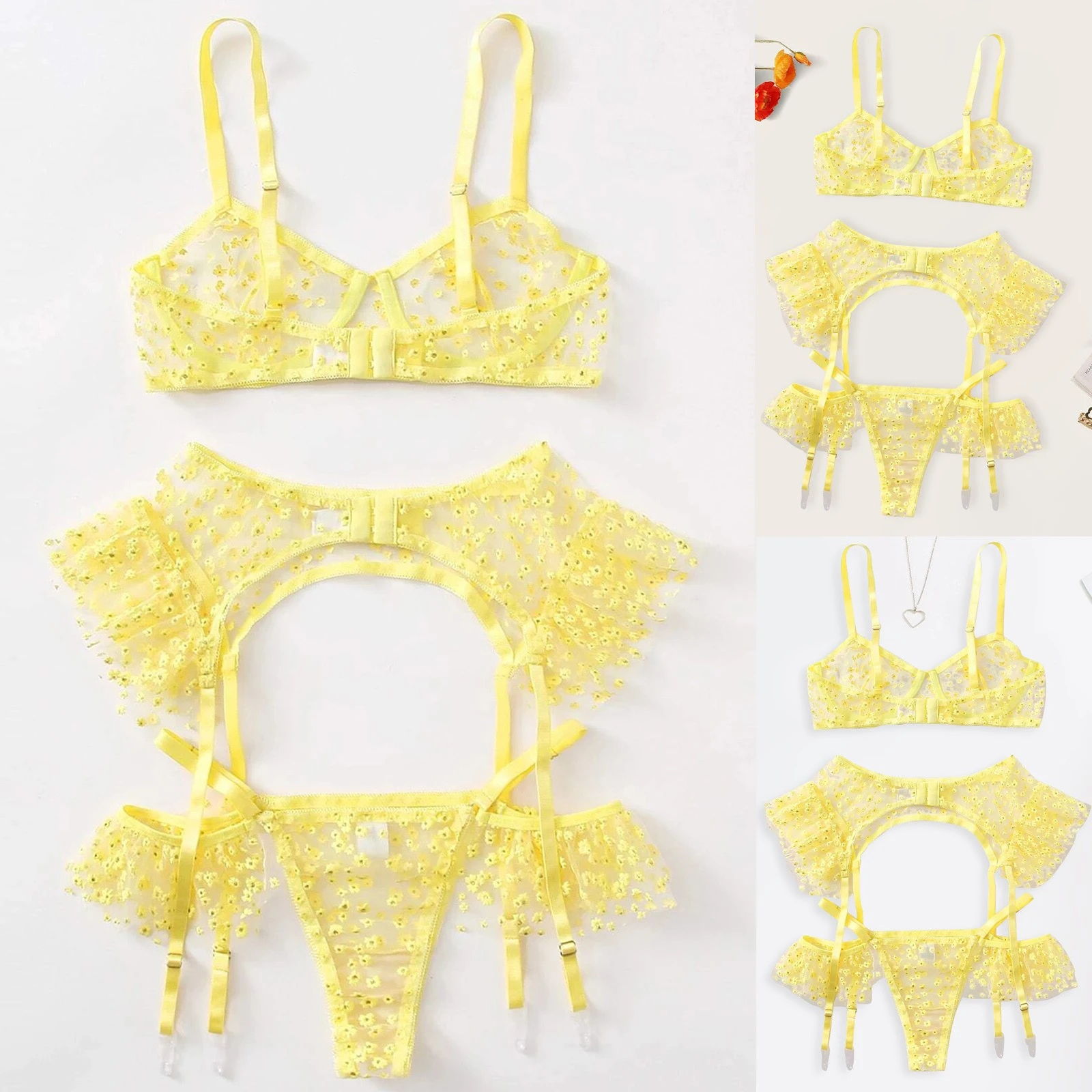 Yellow underwear set Clearance