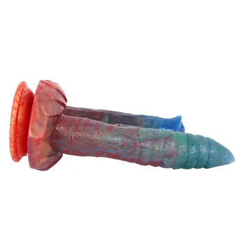 FAAK Double Dildo For Lesbian Animal Horse Dog Dildo Dick Two Big Cock Liquid Silicone Anal Plug Sex Toys For Women Men Products 6