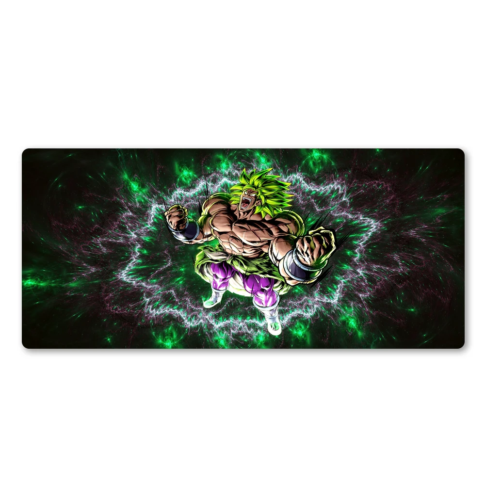 Japanese Anime Super Dragon Ball Broly Berserk Pad Large Gaming Mouse Pad Lockedge Mouse Mat For Laptop Computer Keyboard Mats