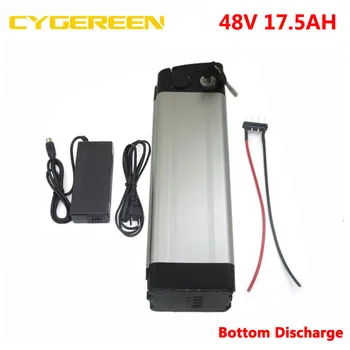 

1000W 48V 17AH electric bike bateria 500W 48V 17.5AH silver fish battery pack INR18650 35E cell 30A BMS Free customs duty