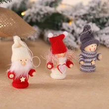 Santa Claus Snowman Elk DollsVarious Styles Handmade Swedish Christmas Santa Gnome Plush Doll Holiday Figurines Toy Xmas Home