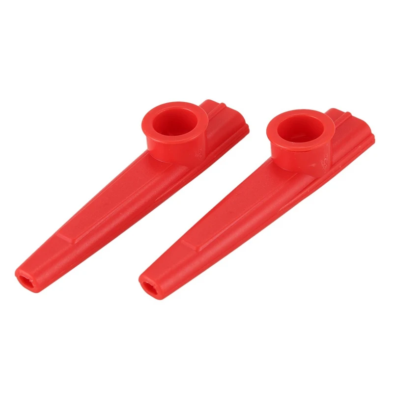 Kids Toys Kazoo Plastic Red Color,Pack Of 2