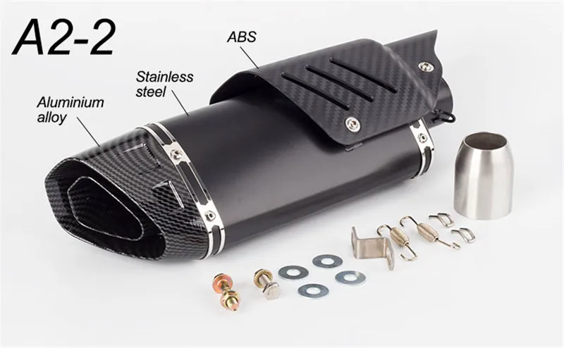 51 мм Универсальный Akrapovic модифицированный мотоцикл глушитель выхлопной трубы большой четыре угла выхлопной R6 ZX6R Z900 GSXR750 DUKE690
