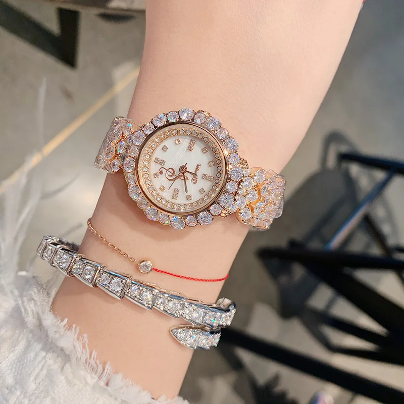 Женские кварцевые часы Dimini брендовые Роскошные наручные Relogio Feminino подарок