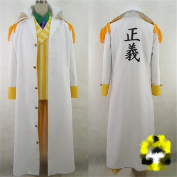 

Anime One Piece Borsalino Cosplay Costume Admiral Uniform Suit Set Outfit For Halloween Christmas Party