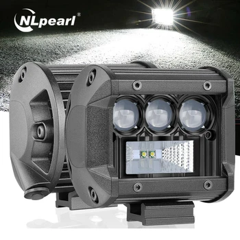 

Nlpearl Led Light Bar/Work Light Led Bar 5D CREE 50W 100W 200W Led Work Light For Offroad Jeep 4x4 ATV Truck Tractors 12V 24V