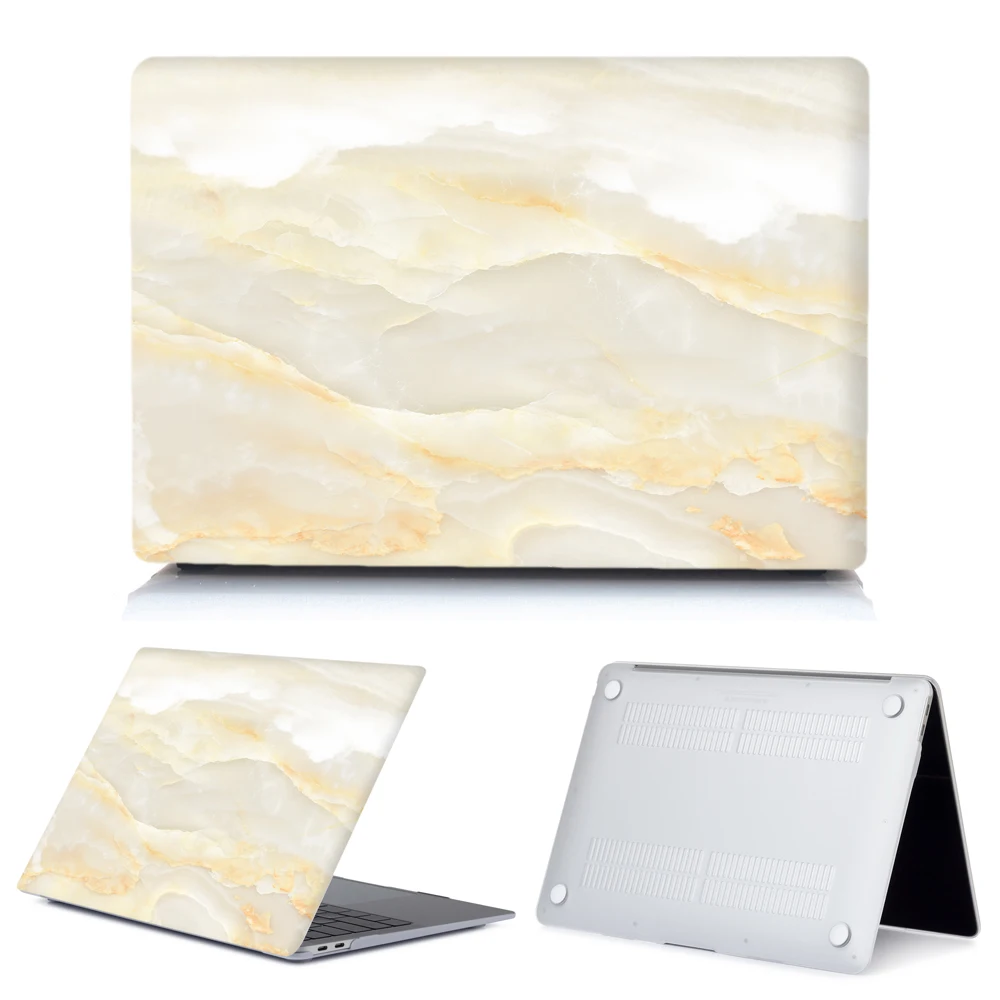 58 Мраморный чехол для ноутбука APPle MacBook Air 13 A1932 Pro retina 11 12 13 15 для Mac Book 15,4 13,3 Touch Bar A2159+ крышка клавиатуры - Цвет: 58