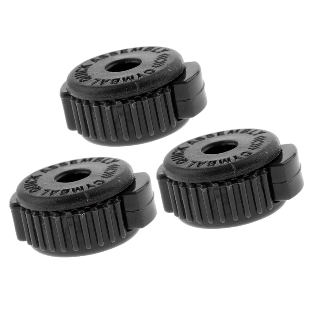 3pcs ABS Drum Set Cymbal Quick Assembly Mate Replacement Accessories