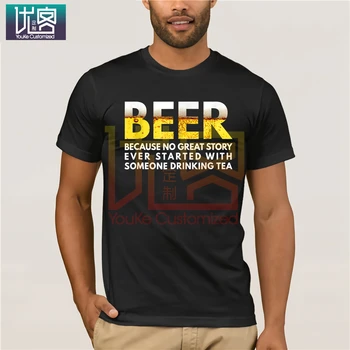 

2020 brand Best Beer No Story Ever Started Funny Shirt 2020 Summer Men's Short Sleeve T-Shirt Funny Tees Cotton Tops T Shirt