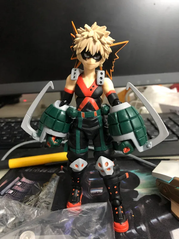 15 см новый стиль My Hero academic Bakugou Katsuki фигурка Figmar 443 подвижная Коллекция игрушек