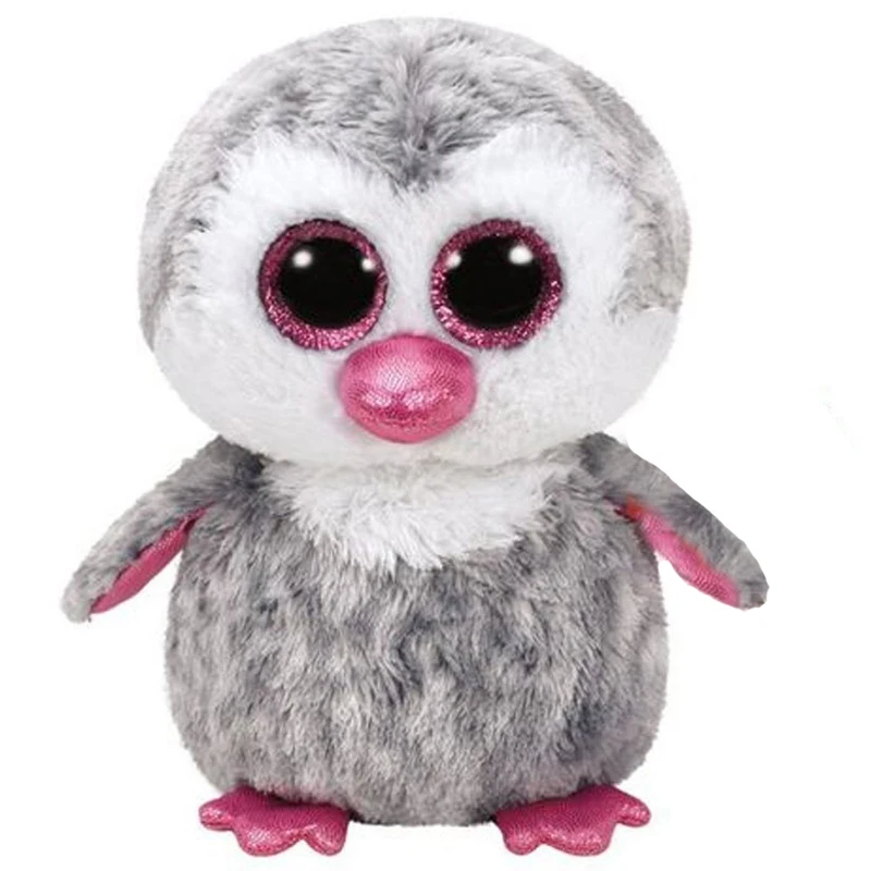 

Ty Beanie Stuffed & Plush Animals Olive The Gray Penguin Toy Doll 15cm