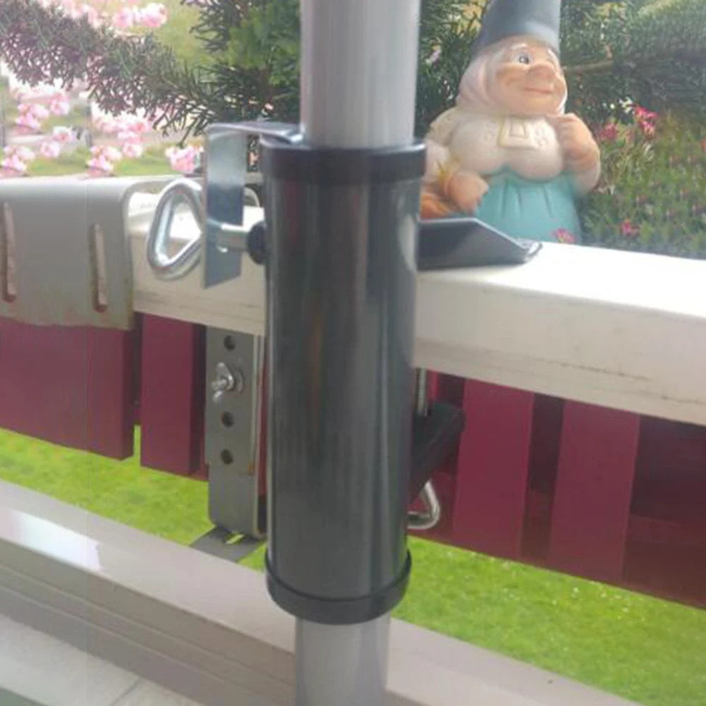 Umbrella Bracket Portable Umbrella Bracket Anti Rust Garden Umbrella Fixing Clip Bracket for Garden Courtyard Balcony