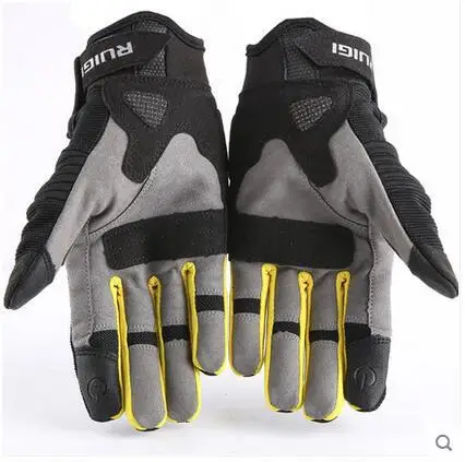 

Ruigi Motorcycle Cycling Gloves Spring Summer Thin Section Breathable Shatter-resistant Touch Screen Knight Racing Gloves Men's