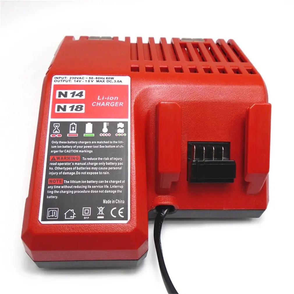 Сменное зарядное устройство для Milwaukee M18B4 M12-18C 48-11-1850 48-11-1852 48-11-1840 14,4 V-18 V литий-ионный аккумулятор