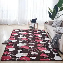 Нескользящий ковер мягкий гостиной спальни ночники коралловый флис ковер коврик покрывало на диван журнальный столик одеяло прикроватные 30S27