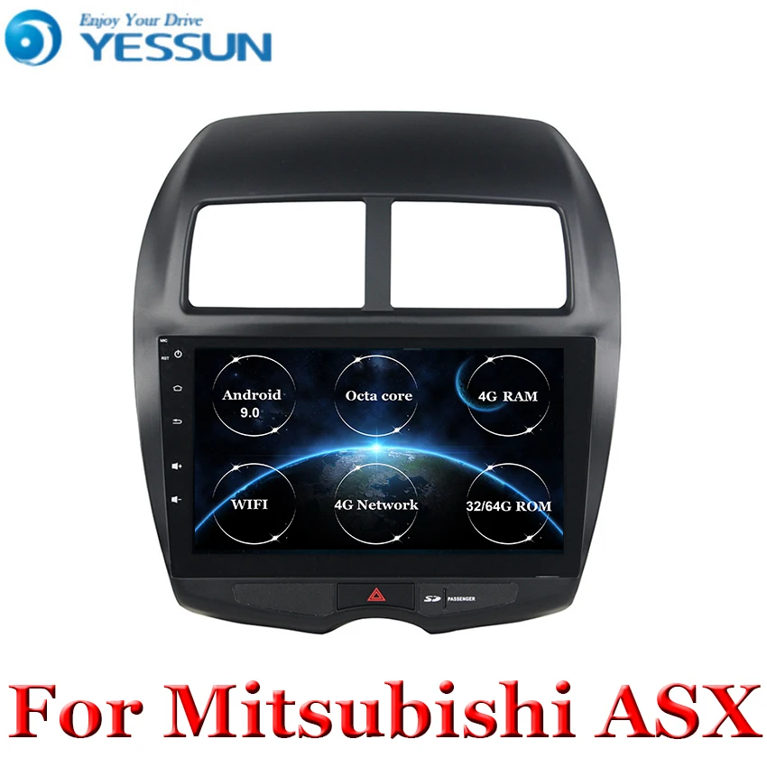 Android 9.0 Car Radio Multimedia Player 2 din GPS For Mitsubishi ASX 2010- Navigation headunit Stereo