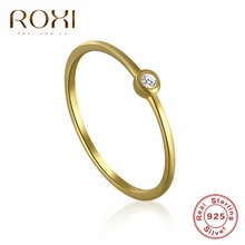 ROXI, 925 пробы, серебро, белый циркон, обручальные кольца для женщин, минималистичные тонкие кольца, изящное, кубический цирконий, круглое кольцо, пара, подарки