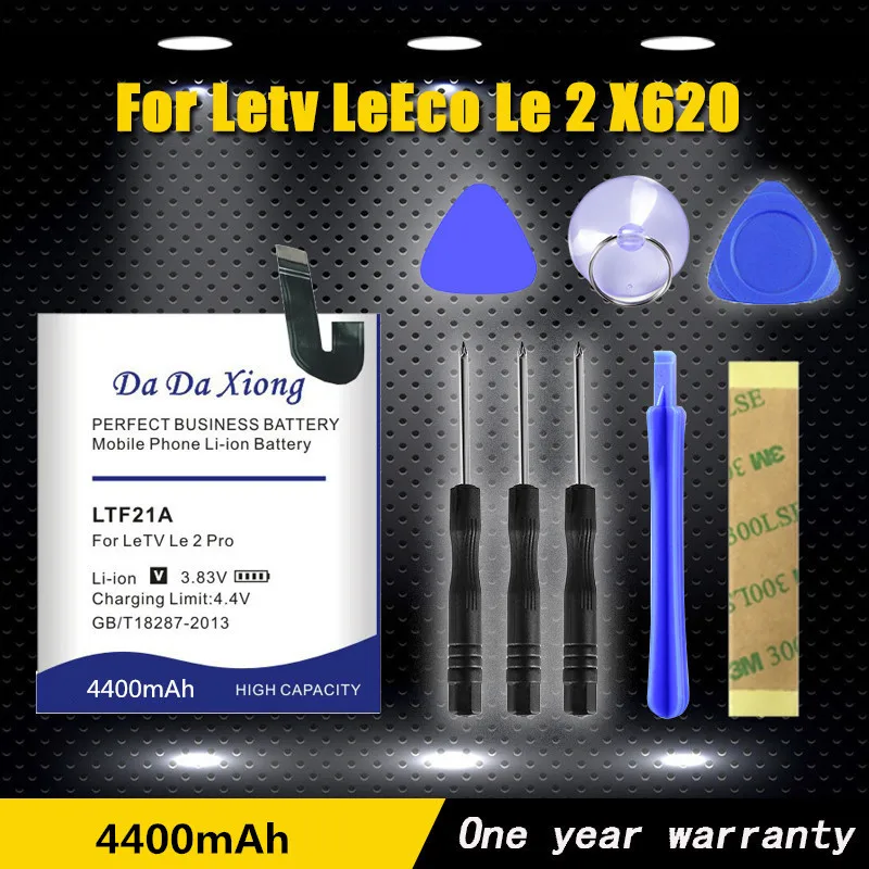 

High capacity 4400mAh LTF21A Battery for Letv LeEco Le 2 X620 Battery Replacement LTF21A For Letv Le 2 Pro / Letv X520 Phone